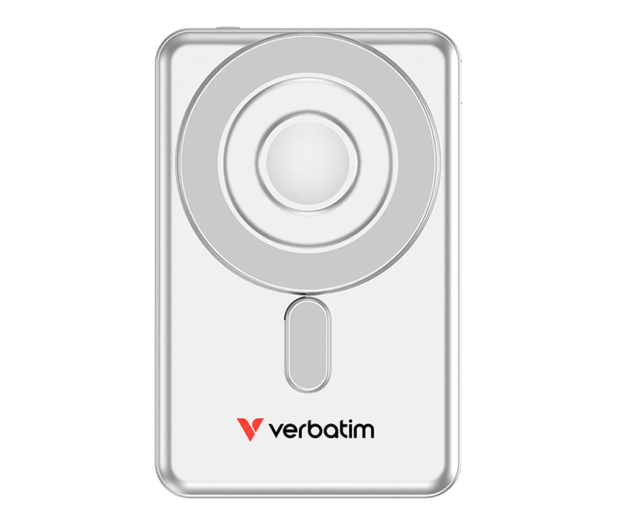 Verbatim Charge 'n' Go 2C Magnetic Wireless Charging 5000mAh Silver - 1484102 - zdjęcie 2